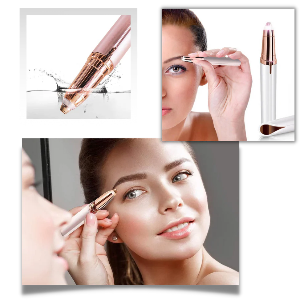 Depiladora facial de precisión indolora