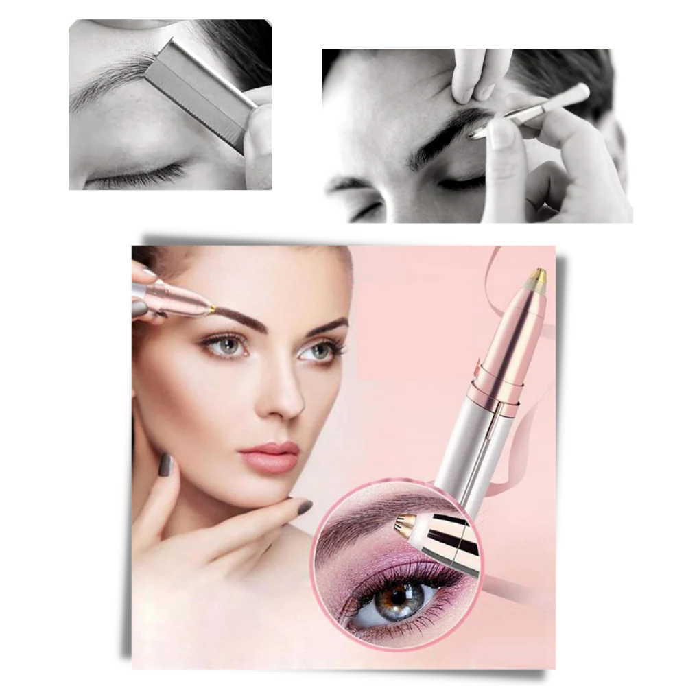 Depiladora facial de precisión indolora